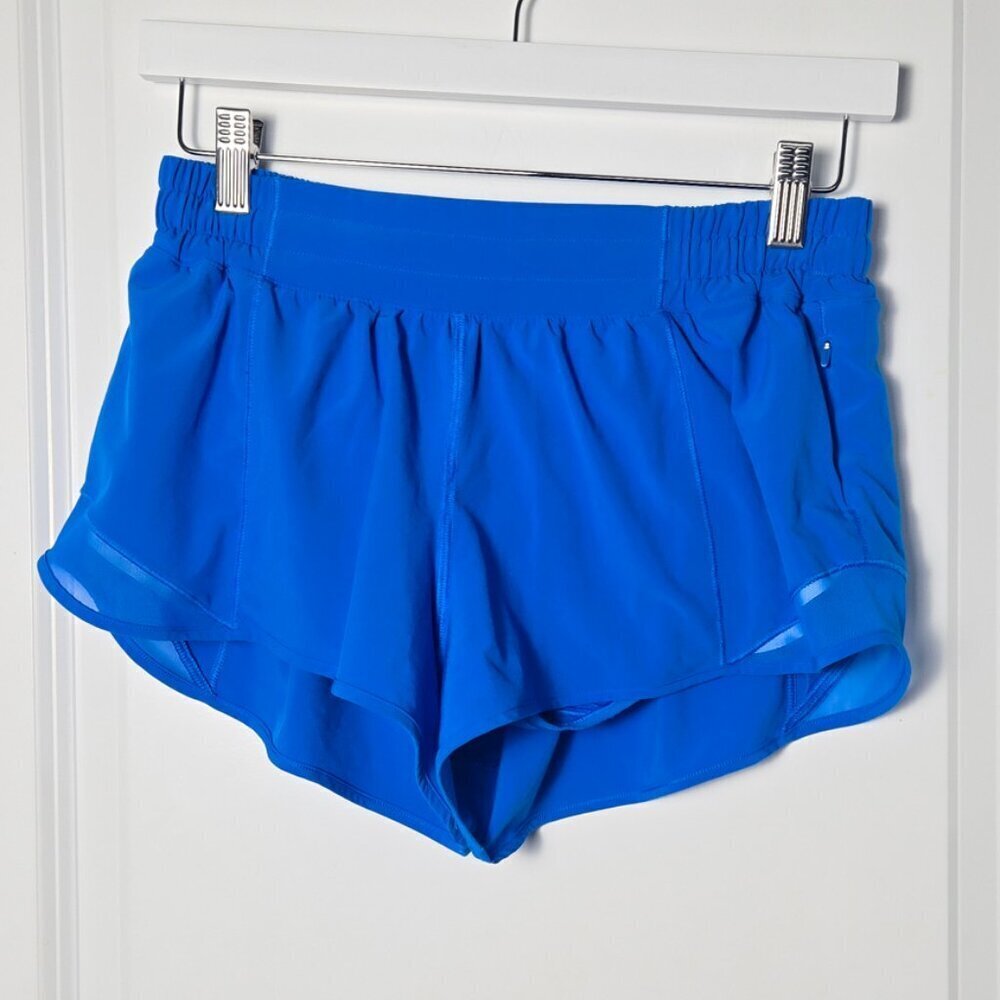 Lululemon Hotty Hot Low-Rise Lined Short 2.5" - 8 Poolside Blue - Picture 3 of 7